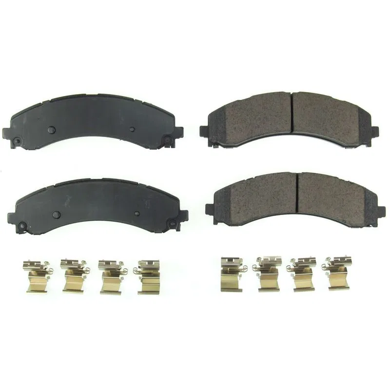 17-2224 – POWERSTOP Brake Pad, FMSI Number D2224 Ceramic Brake Pads Set Of 4 With Premium Stainless Steel Hardware